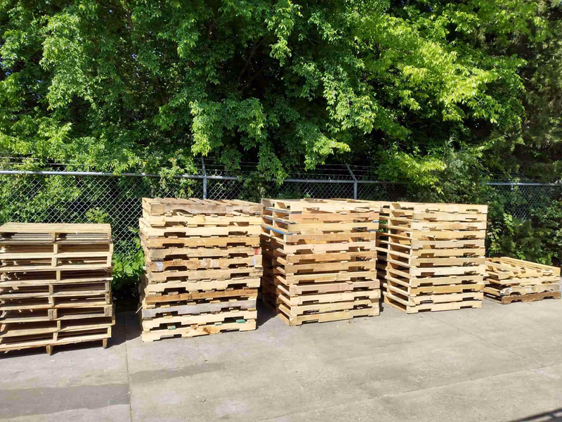 Fairbanks, Alaska - Pallet Cores for Recycling