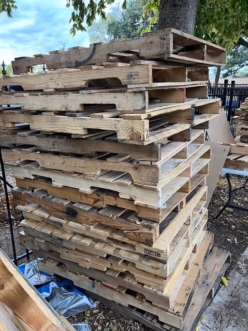 Sacramento, California - Pallet Cores for Recycling