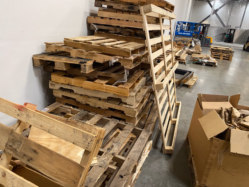 Oxnard, California - Pallet Cores for Recycling